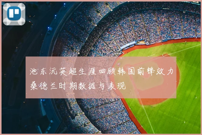 池东沅英超生涯回顾韩国前锋效力桑德兰时期数据与表现