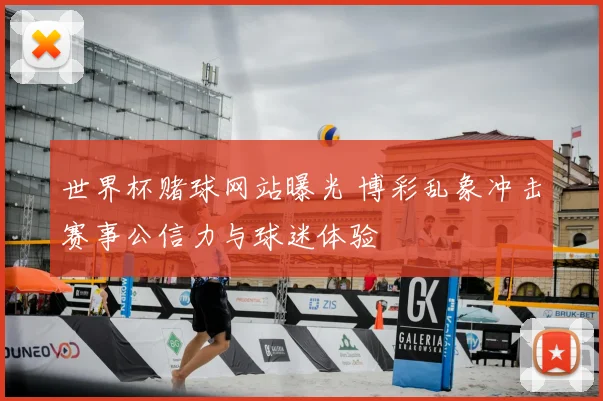 世界杯赌球网站曝光 博彩乱象冲击赛事公信力与球迷体验